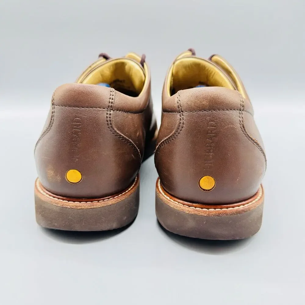 Samuel Hubbard Shoes Mens 11.5 Brown Leather Oxford Comfort Casual Vibram Sole